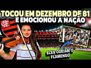 😱🔥 DE ARREPIAR! TORCIDA DO FLAMENGO CANTANDO EM DEZEMBRO DE 81 AO SOM DO VIOLINO