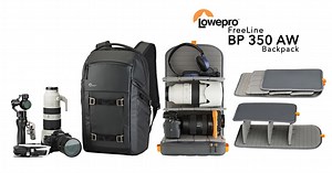 Lowepro ra mắt dòng ba lô FreeLine BP 350 AW với công nghệ QuickShelf mới gọn nhẹ, giá 260 USD | Viết bởi Non@me