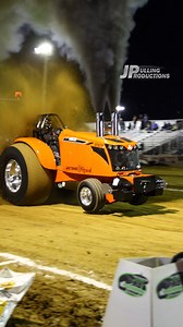 "Black Tornado Revived" Super Stock Diesel Tractor pulling during The Pullers Championship 2025! #Tractor #Turbo #Dirt | JP Pulling Productions