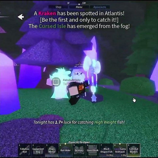 TUTORIAL FABULOUS ROD #fisch #roblox #rod