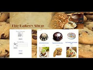 Online Bakery Shop Project