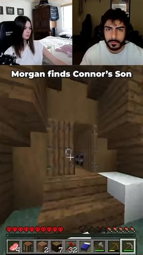@mogistreams on Instagram: "Morgan finds Connor’s son in Minecraft  #rawdogmoon #mogi #m0_gi #twitchclips #streamercouple"