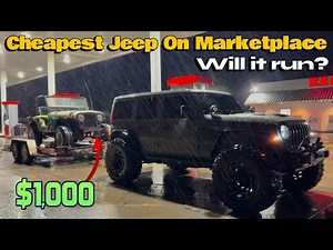 I Bought The Cheapest Jeep On Facebook Marketplace - Will it Run?