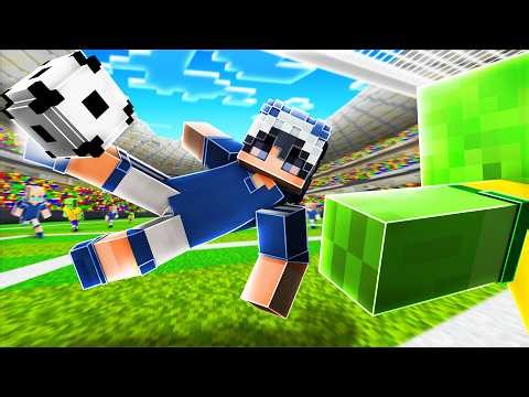 I played FOOTBALL in Minecraft...