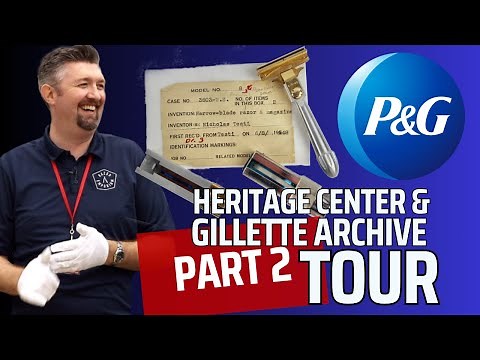 Exploring Razor History Part 2 of 2: Gillette Collector Tours P&G Heritage Center & Archive 🪒🕰️