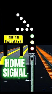 HOME SIGNAL OVERVIEW IN INDIAN RAILWAYS ‪@tarun_nagle‬ #animation #indianrailways #train