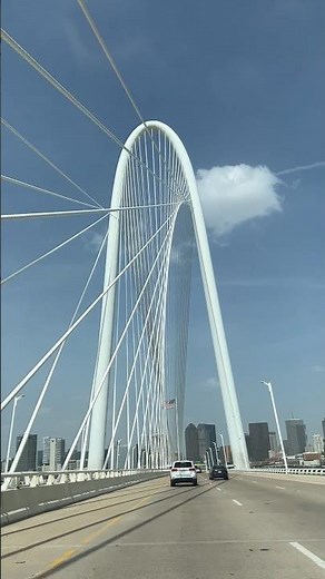 Margaret Hunt Hill Bridge | Dallas, Texas 🇺🇸 | 4K Drive Tour