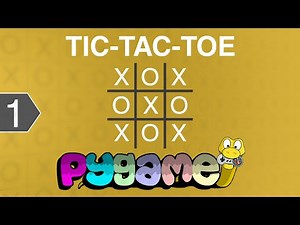 How to make Tic-Tac-Toe Game in Pygame - Step-by-Step Tutorial for Beginners (Part 1)
