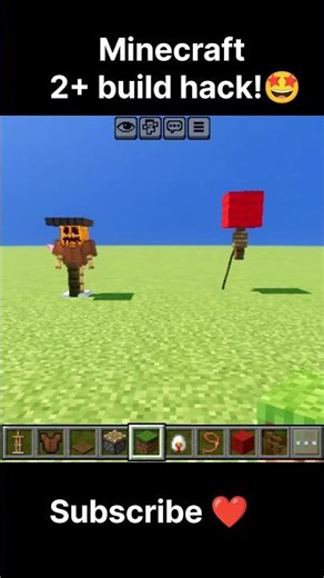 Minecraft 2+ build hack!🤩