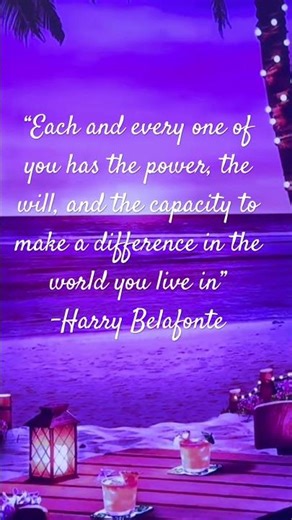 “Art is not just to show life as it is, but to show life as it could be.” -Harry Belafonte ✨✨✨