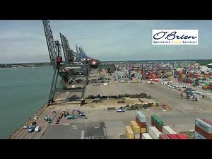 Controlled Collapse of Quay Crane - Port of Felixstowe, UK