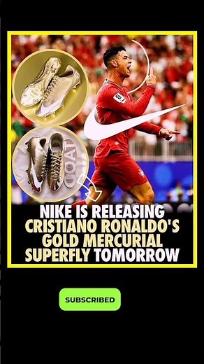 Cristiano Ronaldo's RARE Gold Mercurial Superfly Boots Are HERE! 🥇🔥 | Nike CR7 2026 #shorts #viral