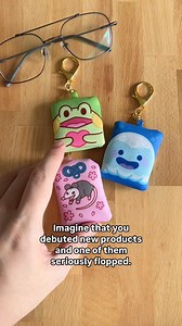 To be perfectly honest, these microfiber cloth keychains designs flopped when I first debut them! On top of that, the factory messed up on a bunch of these keychains, so I was left with a bunch of B grades the first time around. And then once we sold out, then we got a bunch of you requesting for a restock! Unfortunately, we cannot keep every single product that we drop in stock. These products were under performing and I was ready to discontinue them. But at the last minute, I decided to throw 