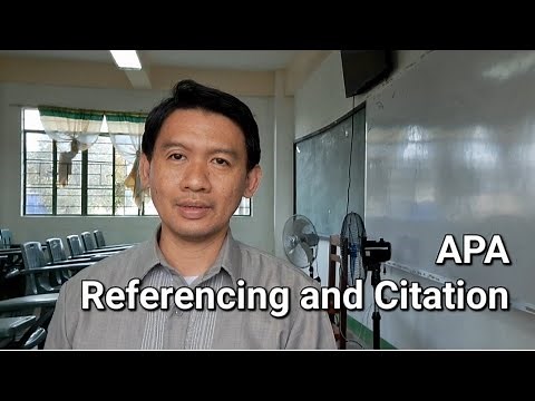 APA Citation and Referencing Style | Review of Related Literature | PR 1 and 2 | 3 I s