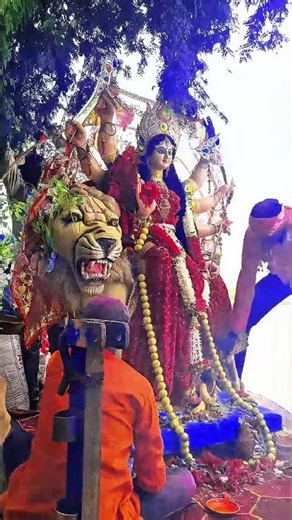 माता रानी की भावुक विदाई | Durga Visarjan Vlog 2025 | #shorts #minivlog #vlog