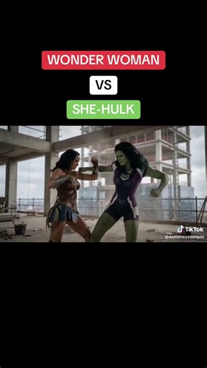 Wonder Woman Vs She-Hulk #avengers #wonderwoman #shehulk #avengersdoomsday #avengers