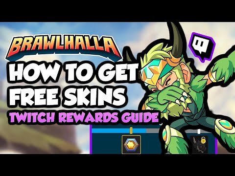 HOW TO GET FREE SKINS IN BRAWLHALLA! (Twitch Rewards Guide)