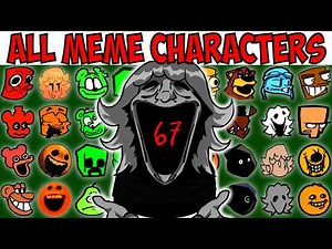 ALL MEME CHARACTERS | FNF Character Test | Gameplay VS Playground