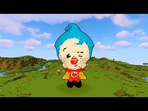 Plim Plim | Minecraft 3D Pixel Art Build