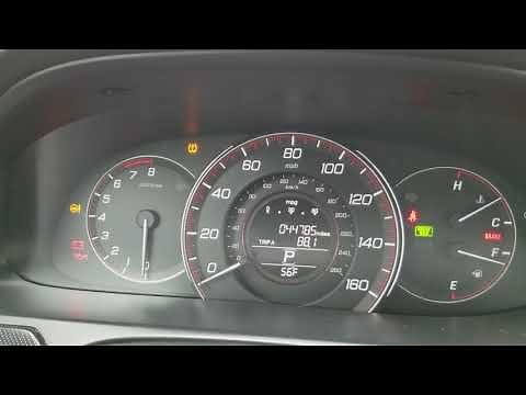 How to reset TPMS on 2014 Honda Accord