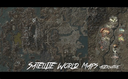 辐射4替换卫星地图 4k 8k mod推荐[第六期]