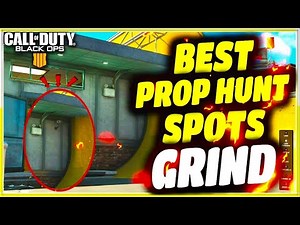 COD BO4 GLITCHES *NEW* BEST PROP HUNT GLITCH/SPOTS ON GRIND (BO4 PROP HUNT GLITCHES)