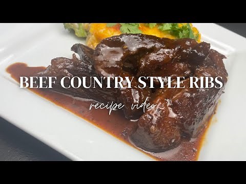 PRESSURE COOKER BEEF COUNTRY STYLE RIBS | HOW TO MAKE BONELESS BEEF RIBS | QUICK BBQ BEEF RIBS