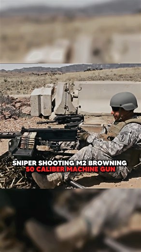Sniper Shooting M2 Browning Machine Gun!