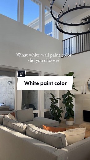 This is 2nd time we used @sherwinwilliams #Snowbound for our interior walls! We use their ProMar 200 line of paint because it offers “Low-Sheen Eggshell” finish which is the best of both worlds: not glossy, yet washable and durable. To me this is the perfect #interiorwallpaint sheen! 🙌 #fyp #whitewalls #wallpainting #whitepaintcolors #homerenovation