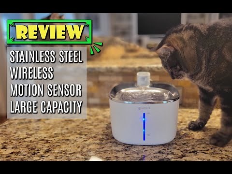 No More Cables: Wireless Cat Water Fountain with Motion Sensor - Review