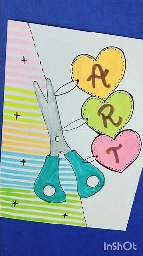 easy front page design:: project border design #art #subjectborder #viral #shorts