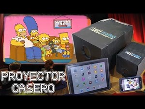 Proyector Casero Pantalla Gigante con Celular Tableta Computador