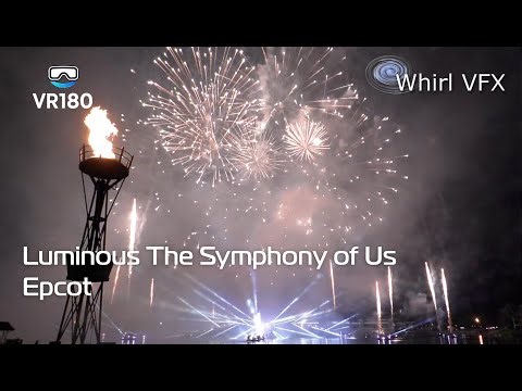 Luminous: The Symphony of Us Fireworks at EPCOT | Canon R5C VR180 8K