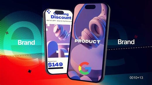 3D Phone Mockup Slide