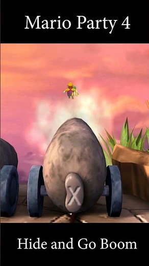 Mario Party 4 - Hide and Go Boom Minigames - Mario Vs Wario Vs Peach Vs Yoshi