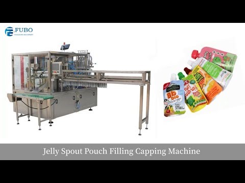 Jelly Spout Pouch Filling Capping Machine