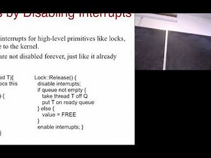 Lecture 7: Synchronization and Locks