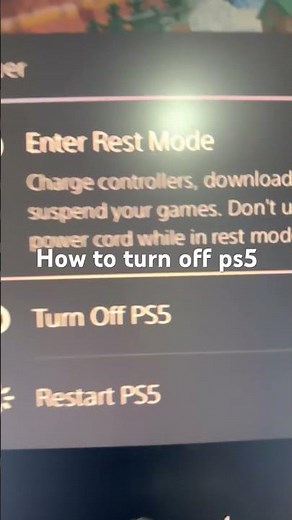 How to turn off ps5