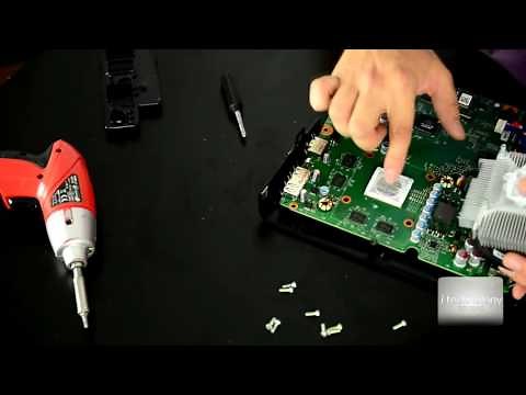 Fix XBOX 360 Freezing in games problem; overheating xbox console changing thermal paste