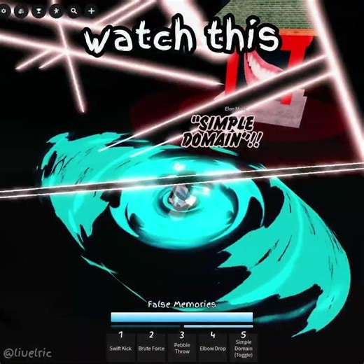 wild simple domain made by me #roblox #jjs #jujutsushenanigans #jjkgame #shorts #skillbuilder