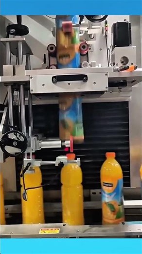 Machine printing and applying drink bottle stickers with speed and precision