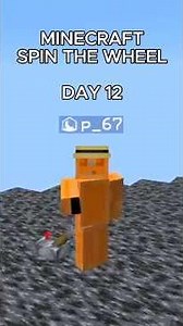 Day 12 Minecraft spin the wheel #minecraftshorts