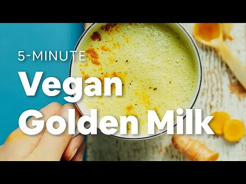 5-Minute Vegan Golden Milk | Minimalist Baker Recipes