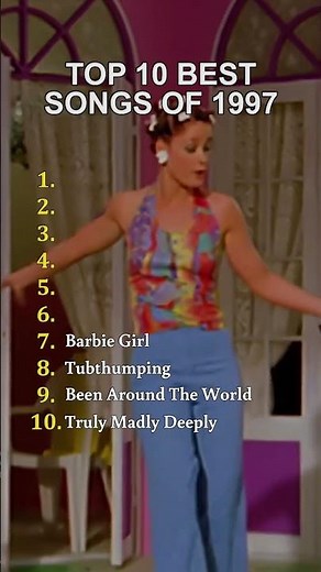Top 10 Best Songs of 1997 🎶