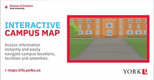 Nervous about navigating #YorkU? Find your way around our Keele or Glendon campuses with this interactive online map 🎒🏫🗺️⬇️ https://fal.cn/3hAe0 | #StartStrongYU | York University Students