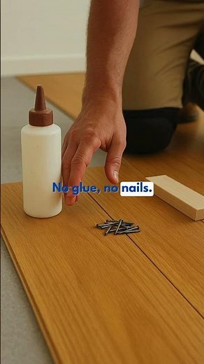 Click-Lock Installation Explained in 15 Seconds | Fast, Clean & Durable Wooden Flooring!