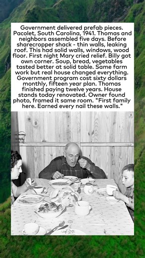 First Meal In Real House Not Tarpaper Shack