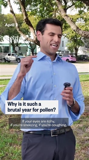 Research suggests climate change is fueling increasingly longer pollen seasons. | NBC News