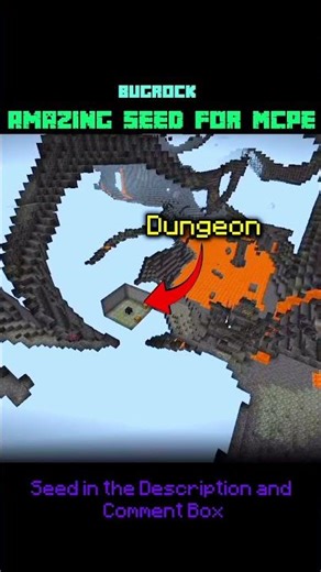 Minecraft Amazing Seed For Mcpe .....!💀💯🥀🗿👀✅