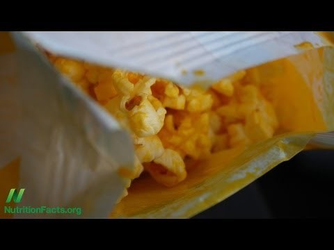 Butter-Flavored Microwave Popcorn or Breathing